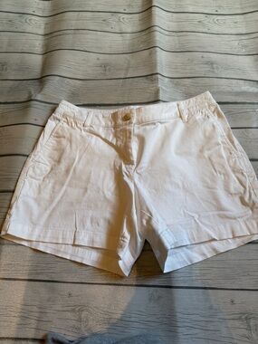 Vineyard Vines White Classic Cotton Bermuda Shorts